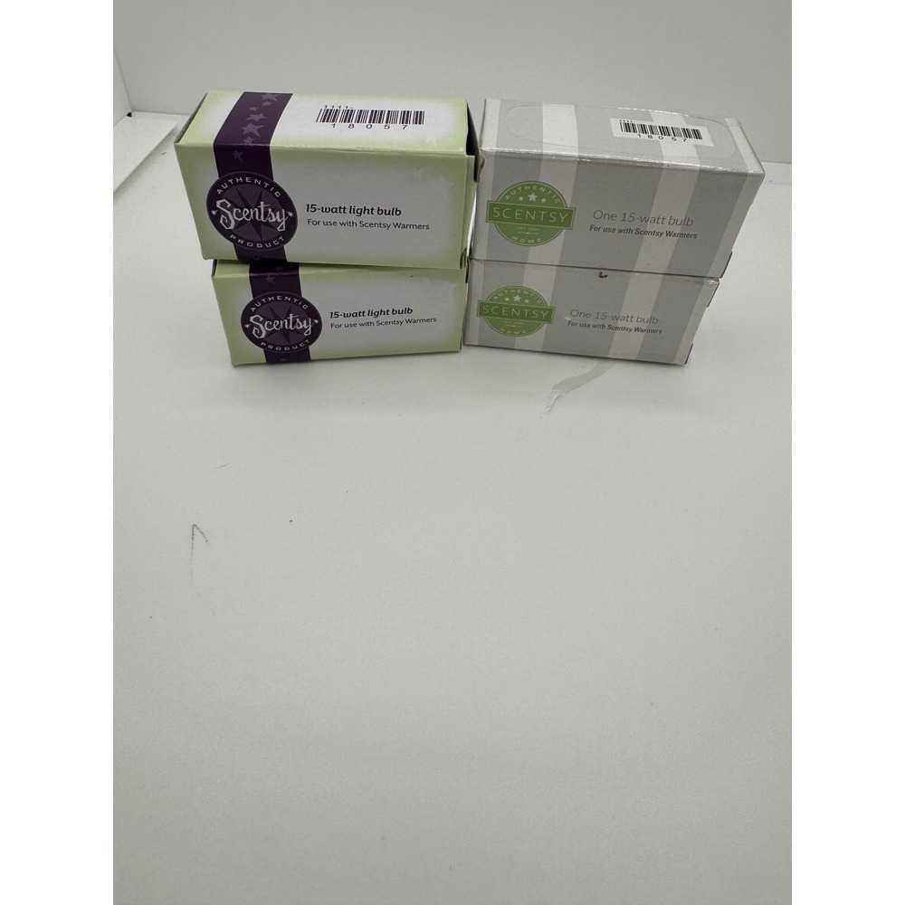 Scentsy 15 Watt Light Bulbs For Scentsy Warmers Pack of 4